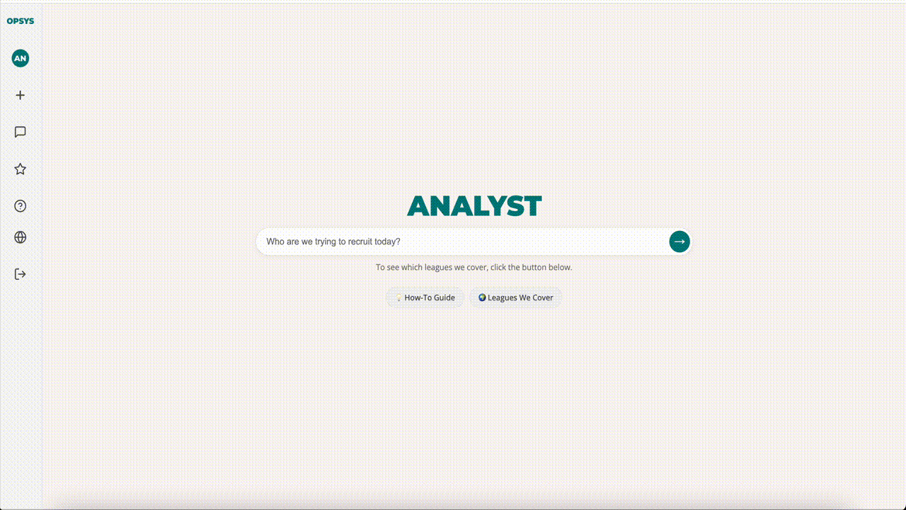 Opsys Analyst Demo
